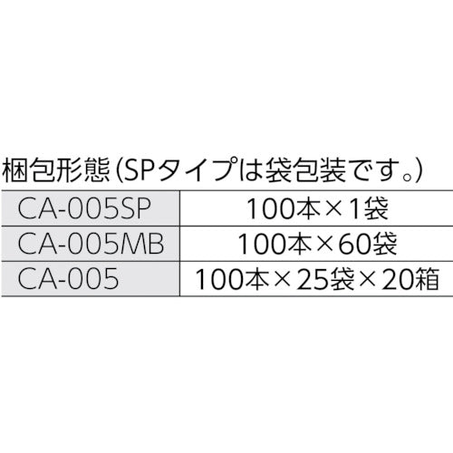 ＨＵＢＹ　６インチ　工業用綿棒（先端砲弾型）ＣＡ−００５ＳＰ　（１００本入）　CA-005SP　1 袋