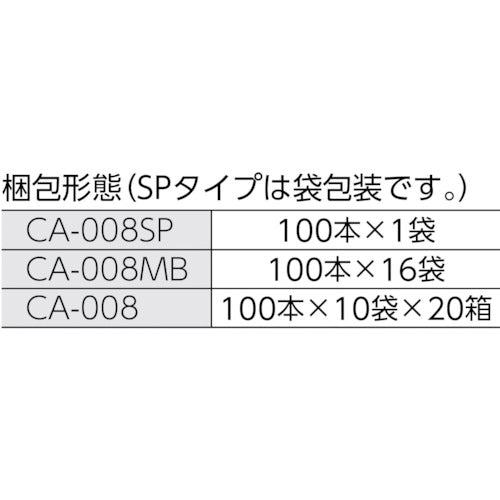 ＨＵＢＹ　６インチ　工業用綿棒（先端コーン型）ＣＡ−００８ＳＰ　（１００本入）　CA-008SP　1 袋