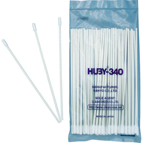 HUBY Industrial Cotton Swabs (Cylinder Tip/Motor Assay) CA-010SP (50 pcs) CA-010SP 1 bag