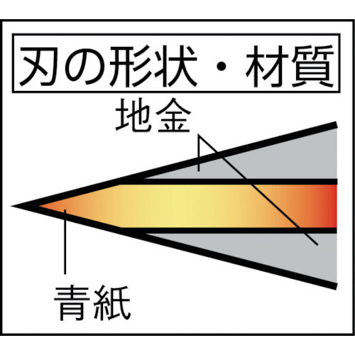 豊稔　肥後の守ナイフ　安来鋼青紙　大　HT-5872　1 丁