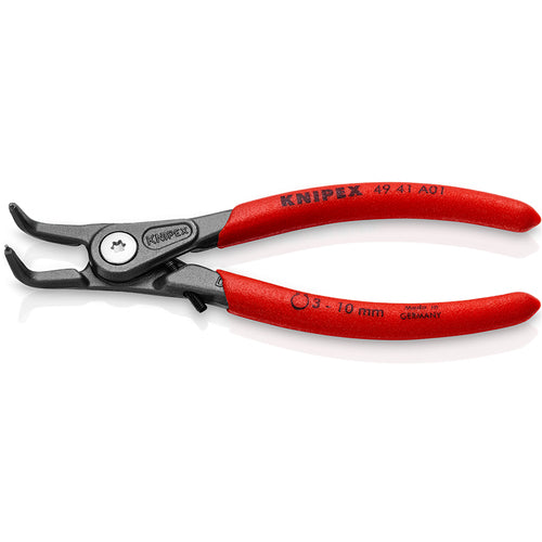 ＫＮＩＰＥＸ　４９４１−Ａ０１　軸用精密スナップリングプライヤー　曲　4941-A01　1 丁