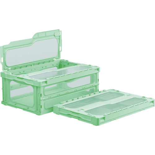 산코 뚜껑 일체형 접이식 컨테이너 559200 매드콘 라이트 C-55B 그린 SKMLO-C-55B-GR 1개