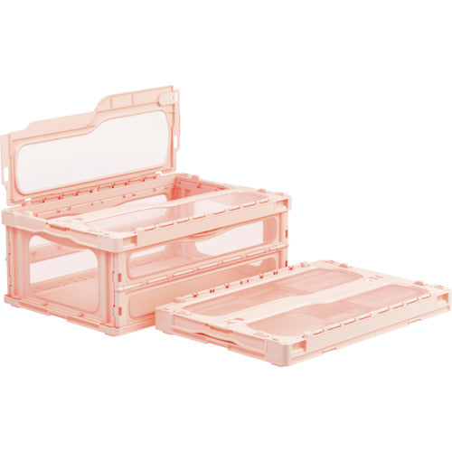산코 뚜껑 일체형 접이식 컨테이너 559200 마드콘 라이트 C-55B 핑크 SKMLO-C-55B-PNK 1 개