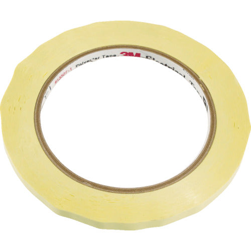 3M Polyester Electrical Insulation Tape 1350 Yellow 6mm x 66m 1350FY-1 6 1 rolls