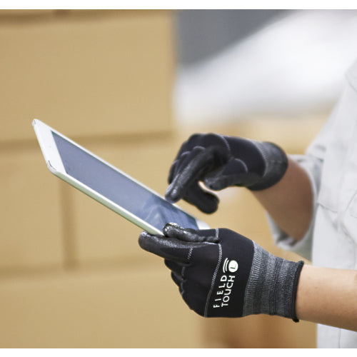 트와론 니트릴 등받이 장갑 필드 터치 M 553-M 1 쌍