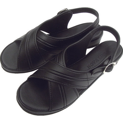 Nippon Slipper Office Sandals Black M 400924 1 pair