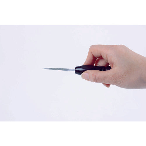 TRUSCO Short Type Diamond Needle File Flat #120 TDFS112-120 1 piece