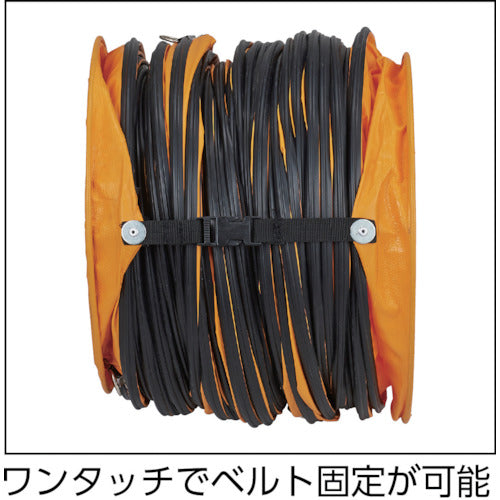 ＴＲＵＳＣＯ　フレキシブルダクト　ワンタッチベルト付　Φ２３０Ｘ５ｍ　TFD-230BS　1 本