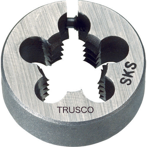 TRUSCO 원형 다이스 25 직경 유니파이 나사 1/4UNC20 (SKS) T25D-1/4UNC20 1개