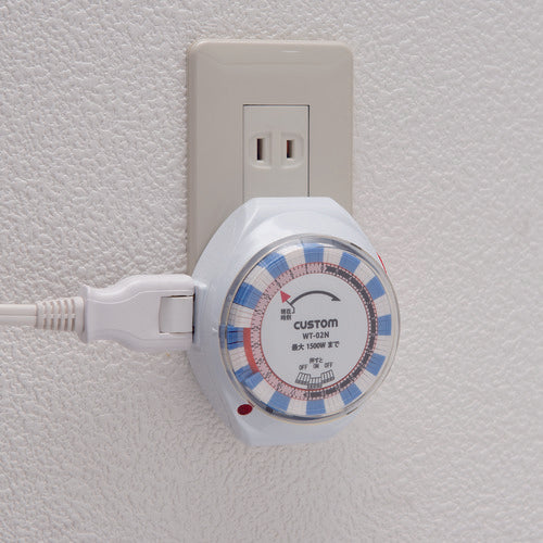 CUSTOM 24시간 타이머 WT-02N 1개