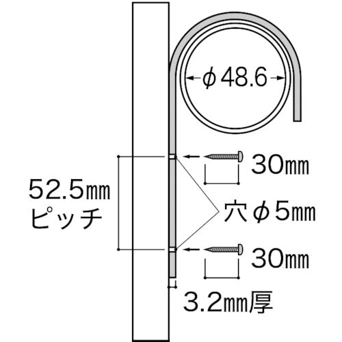 つくし　木枠看板単管用取付金具　9001　1 Ｓ