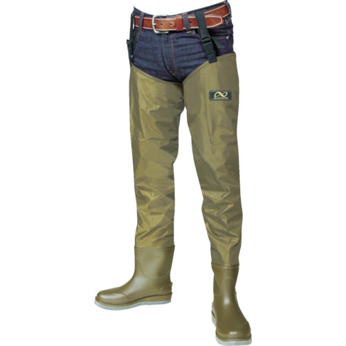Hanshin W-77 Hip Waders Round Toe 25.0cm W-77-25.0 1 pair