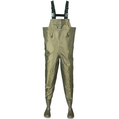 Hanshin W-88-K Chest High Waders Round Toe 24.0cm W-88-K-24.0 1 pair