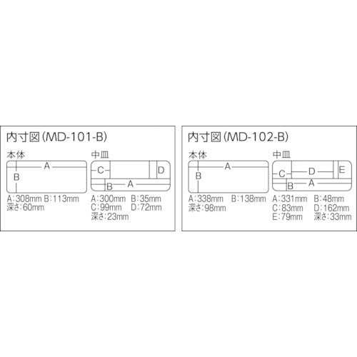 メイホー　デイトス１０１　青　MD-101-B　1 個