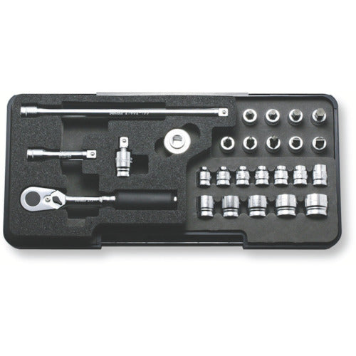 Ko-ken Z-EAL 소켓 세트 삽입각 6.35mm 26개 세트 P2285Z 1 S