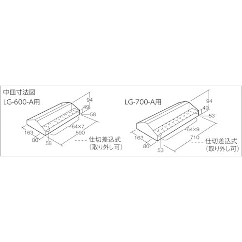 ＴＲＵＳＣＯ　ジャンボ工具箱　６００Ｘ２８０Ｘ３２６　ブルー　LG-600-A　1 個