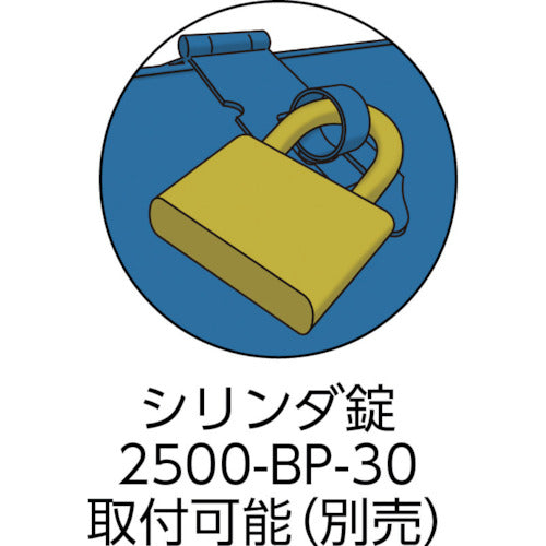 ＴＲＵＳＣＯ　ジャンボ工具箱　６００Ｘ２８０Ｘ３２６　ブルー　LG-600-A　1 個