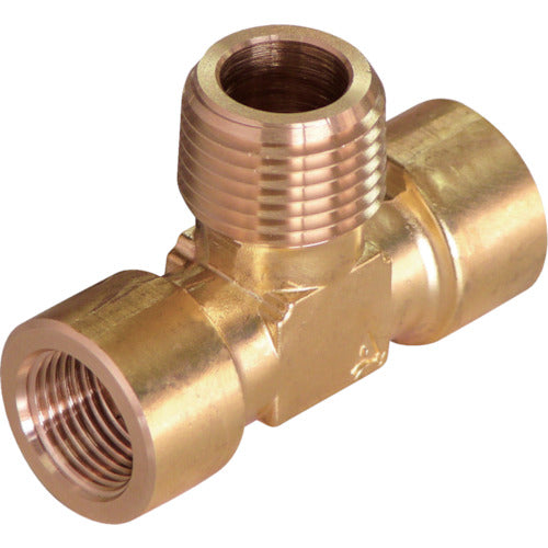 ASOH Different diameter two-sided tee PT1/2 inner x PT1/2 inner x PT3/8 outer TK-1443R 1 pc