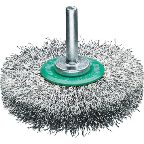 LESSMANN Shafted Wheel Brush Stainless Steel 0.2 φ50 415342 1 pc