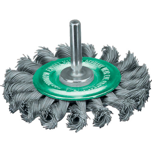ＬＥＳＳＭＡＮＮ　軸付ホイルブラシ　Φ７５　ステンレス線　０．５　417398　1 個