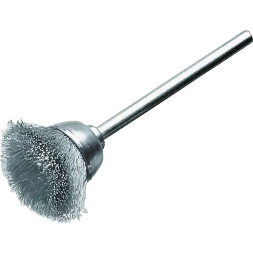 ＬＥＳＳＭＡＮＮ　ミニチュア軸付カップ型ブラシ　鋼線０．１　Φ１８　430223　1 本