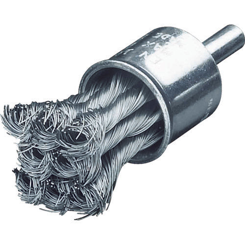 LESSMANN Shaft-mounted knotted end brush Φ22 High-tensile steel wire 0.25 454258 1 piece