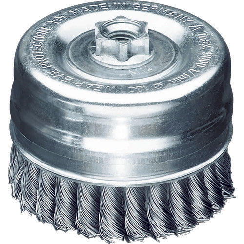 LESSMANN Knot Cup Brush Φ80 High Tensile Steel Wire Wire Diameter 0.5 484214 1 pc