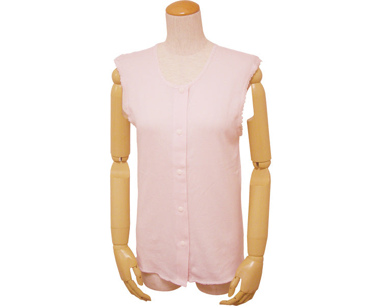 Women's front-opening run-style innerwear (with plastic hooks) / 43265 L Peach 1 piece