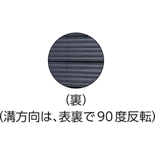 ＴＲＵＳＣＯ　防振パット　耐熱・耐油性　ミニシートタイプ　１００×１００　厚み１０ｍｍ　合成ゴム　OHS-10-100CR　1 枚