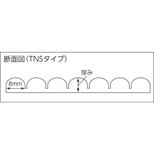 ＴＲＵＳＣＯ　ジャバラマットスリム　１２００Ｘ１８００ｍｍ　トラ柄　TNS-1218YB　1 枚