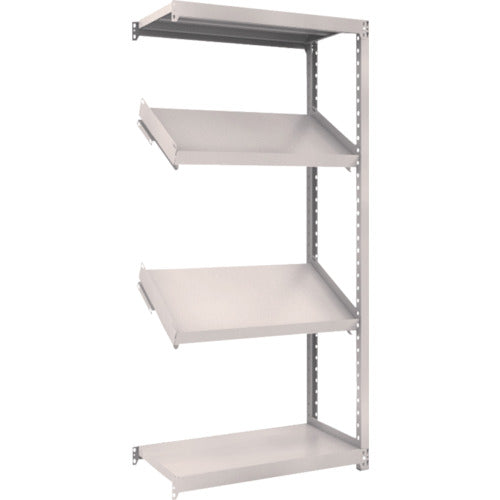 TRUSCCO 스틸 랙 M2형 선반 900X450XH1800 4단 경사 2단 연결 M2-6344K2B 1대