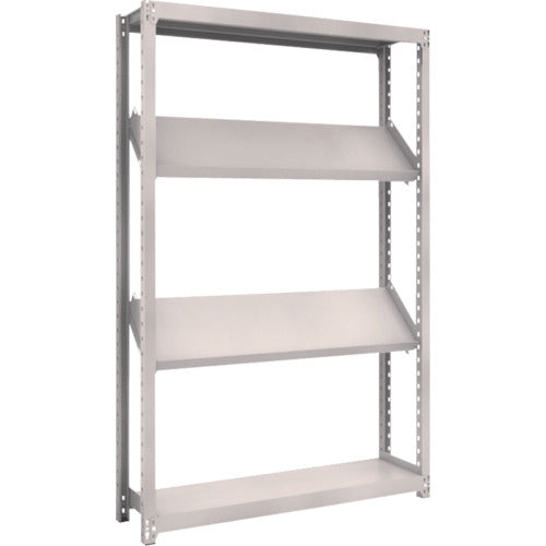 TRUSCO Steel Rack M2 Type Shelf 1200X300XH1800 4 Tiers 2 Tier Inclined Tiers M2-6434K2 1 Unit