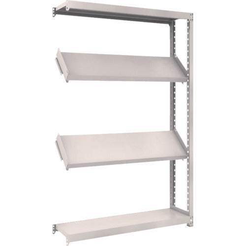 TRUSCCO 스틸 랙 M2형 선반 1200X300XH1800 4단 경사 2단 연결 M2-6434K2B 1대