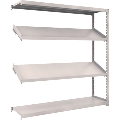 ＴＲＵＳＣＯ　スチールラック　Ｍ２型棚　１８００Ｘ４５０ＸＨ１８００　４段　傾斜２段　連結　M2-6644K2B　1 台