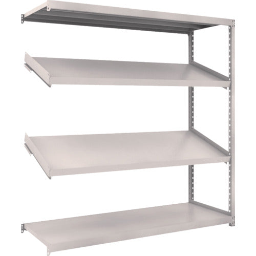 TRUSCO Steel Rack M2 Type Shelf 1800X600XH1800 4 Tiers 2 Tier Inclined Tiers Connected M2-6664K2B 1 Unit