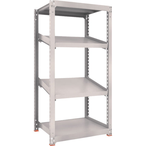 TRUSCO Steel Rack M3 Medium Duty Shelf 900 x 721 x H1800 4 Tiers Inclined 2 Tiers M3-6374K2 1 Unit