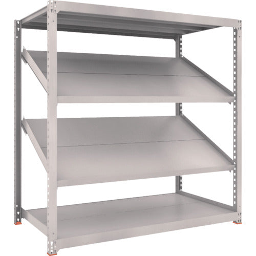 TRUSCO Steel Rack M3 Medium Duty Shelf 1800 x 921 x H1800 4 Tiers Inclined 2 Tiers M3-6694K2 1 Unit