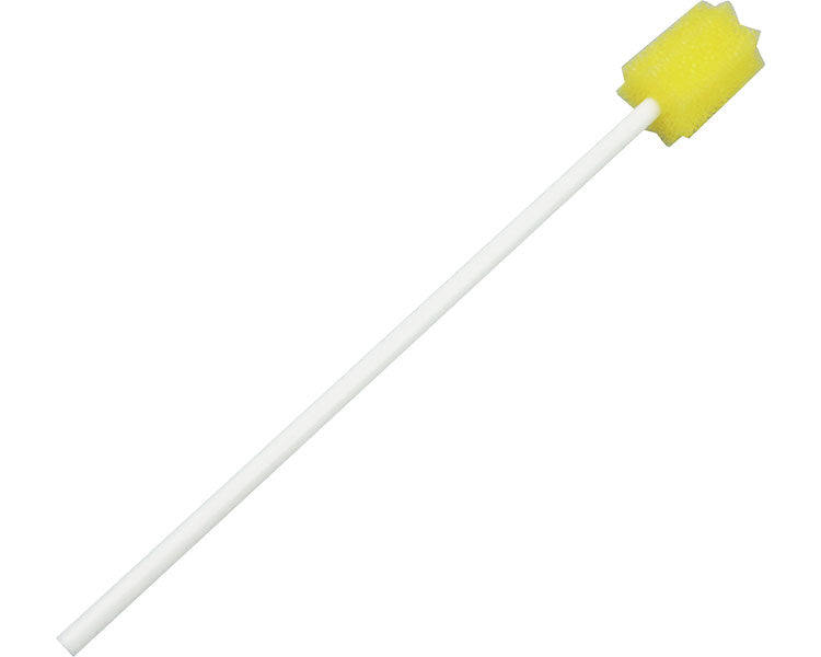 D-CAREL Paper-Stem Oral Care Sponge / P-50Y 50 pieces, 1 small box