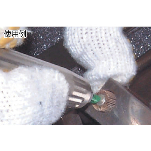 ＴＲＵＳＣＯ　ペーパーミニフラップホイール　外径２０Ｘ幅１０Ｘ軸径３　＃１２０　SK2010-120　1 箱