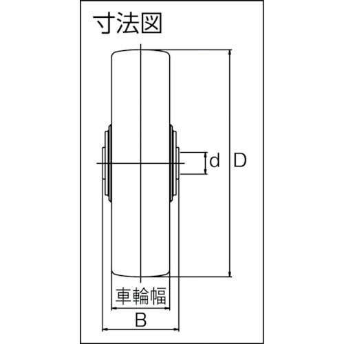 ＴＲＵＳＣＯ　キャスター　ＴＹＳシリーズ　車輪のみ　ウレタン　１００Φ　TYSUW-100　1 個