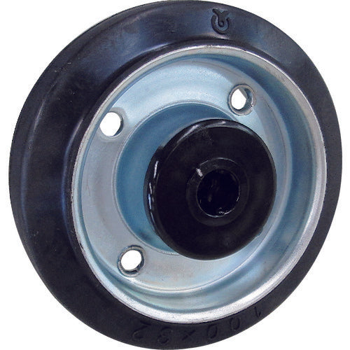 TRUSCO Caster TYS Series Wheels Only Rubber 100Φ TYSW-100 1 pc