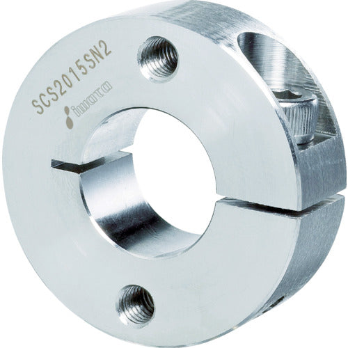 ＩＷＡＴＡ　スタンダードスリットカラー　２ネジ穴付　ＳＵＳ　内径１０　SCS1010SN2　1 個