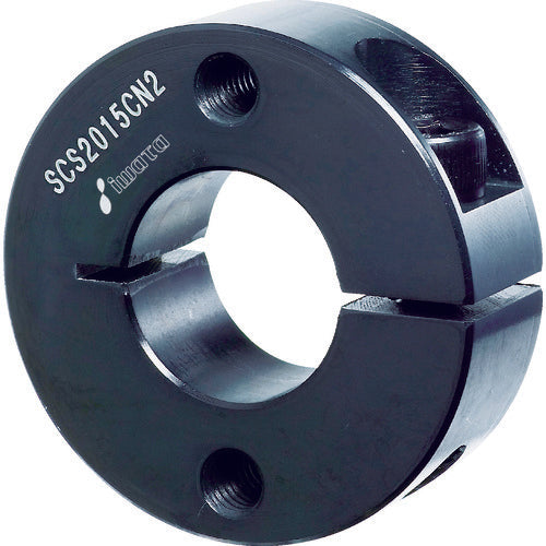 IWATA 스탠다드 슬릿 칼라 2나사 구멍 부착 흑염색 내경 20 SCS2015CN2 1개