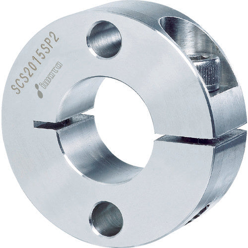 IWATA 스탠다드 슬릿 칼라 2홀 부착 SUS304 내경 20mm 총폭 15mm SCS2015SP2 1개