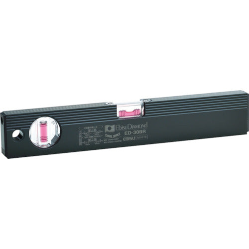 Ebisu Diamond Basic Level with Magnet Black 300mm Black/Red ED-30MBR 1 pc