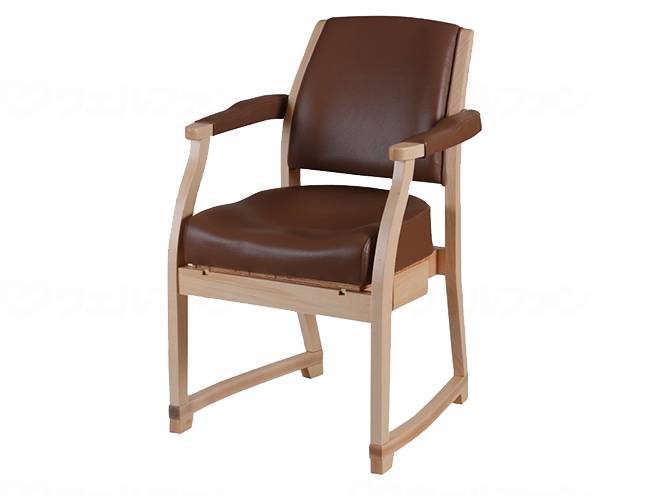 Marubishi Industrial Spot Chair Brown Natural