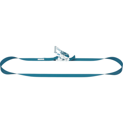 KITO Belt Lashing Ratchet Buckle Type 35mm Width Breaking Load 20kN Maximum Use Force 5kN Round Type 2m BLR020R-020 1 Unit