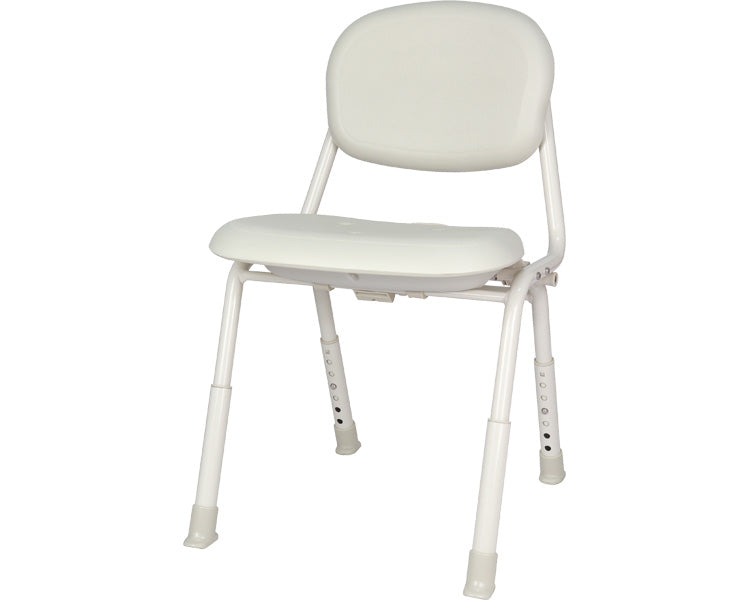 ユニプラス　コンパクトシャワーチェア（スマートタイプ） / BSU16　ホワイト　1 台