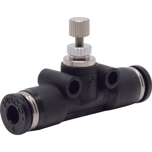 PISCO Throttle Valve Union Straight JNMU4 1 pc