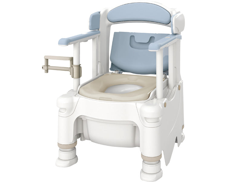 Anju Portable Toilet FX-30 Rakuzo-kun Soft Seat, Comfortable Deodorizer / 532-965 Mist Blue 1 Unit